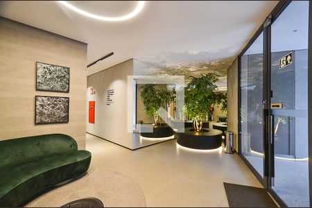 Hall de entrada de apartamento para alugar com 3 quartos, 158m² em Sion, Belo Horizonte