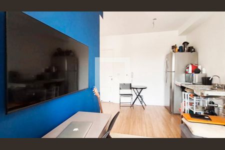 Sala de apartamento à venda com 1 quarto, 29m² em Indianópolis, São Paulo