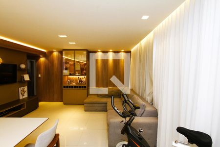 Sala de apartamento à venda com 3 quartos, 101m² em Buritis, Belo Horizonte