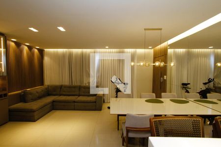 Sala de apartamento à venda com 3 quartos, 101m² em Buritis, Belo Horizonte