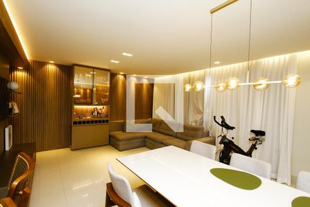 Sala de apartamento à venda com 3 quartos, 101m² em Buritis, Belo Horizonte