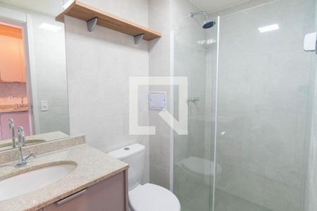 Banheiro de kitnet/studio para alugar com 1 quarto, 25m² em Vila Santa Catarina, São Paulo