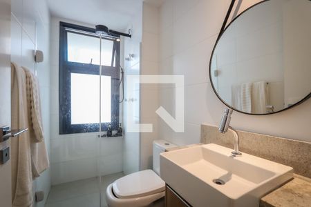 Banheiro da Suite de kitnet/studio à venda com 1 quarto, 39m² em Jardim Paulista, São Paulo