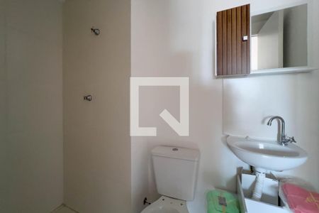 Banheiro de kitnet/studio para alugar com 1 quarto, 25m² em Chácara Inglesa, São Paulo