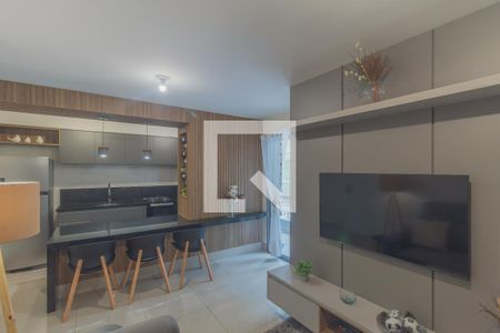 Sala de apartamento à venda com 2 quartos, 60m² em Santa Amelia, Belo Horizonte