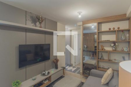 Sala de apartamento à venda com 2 quartos, 60m² em Santa Amelia, Belo Horizonte