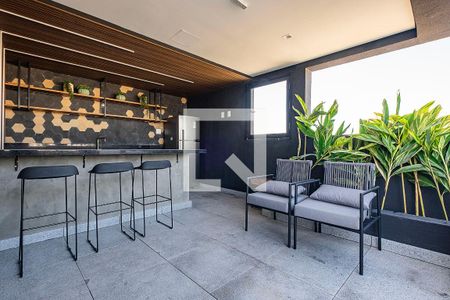 Área comum de kitnet/studio para alugar com 1 quarto, 21m² em Pinheiros, São Paulo