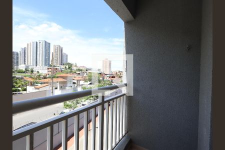 Varanda da Sala de apartamento à venda com 1 quarto, 50m² em Vila Andrade, São Paulo