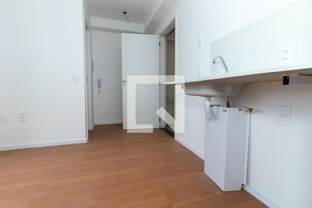 Sala e Cozinha de apartamento à venda com 1 quarto, 24m² em Lapa, São Paulo