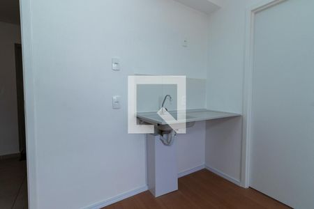 Sala e Cozinha de apartamento à venda com 1 quarto, 24m² em Lapa, São Paulo