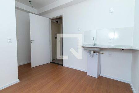 Sala e Cozinha de apartamento à venda com 1 quarto, 24m² em Lapa, São Paulo