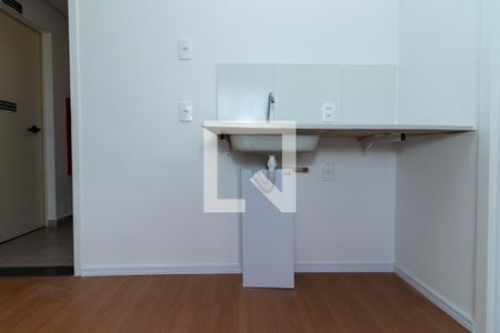 Sala e Cozinha de apartamento à venda com 1 quarto, 24m² em Lapa, São Paulo