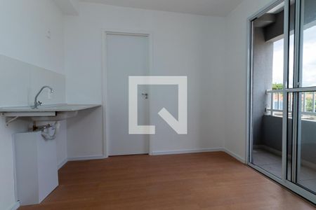 Sala e Cozinha de apartamento à venda com 1 quarto, 24m² em Lapa, São Paulo