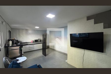 Sala - Sala de Jantar  de casa para alugar com 2 quartos, 100m² em Vila Eldizia, Santo André
