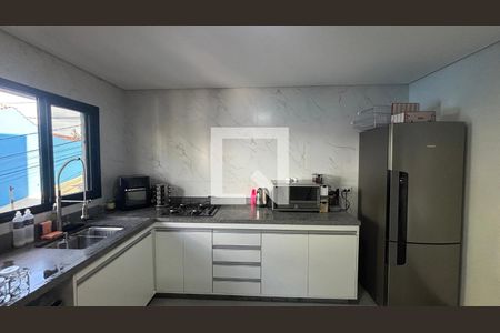 Cozinha de casa para alugar com 2 quartos, 100m² em Vila Eldizia, Santo André