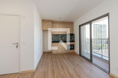 Sala/ Cozinha de apartamento para alugar com 2 quartos, 47m² em Chácara Santo Antônio (zona Sul), São Paulo