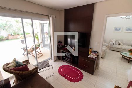SALA  DE TV de casa de condomínio à venda com 3 quartos, 414m² em Loteamento Alphaville Campinas, Campinas