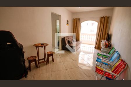 Sala de apartamento para alugar com 1 quarto, 70m² em Vila Tupi, Praia Grande