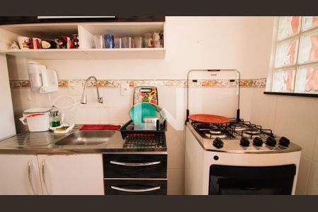 Cozinha de apartamento para alugar com 1 quarto, 70m² em Vila Tupi, Praia Grande