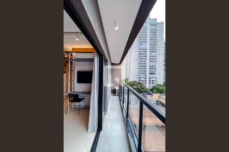 Varanda de kitnet/studio para alugar com 1 quarto, 28m² em Mooca, São Paulo