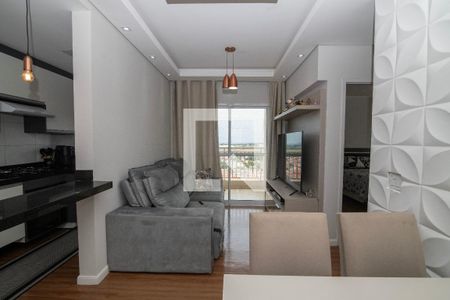 Sala de apartamento para alugar com 2 quartos, 56m² em Jardim Rosolem, Hortolândia