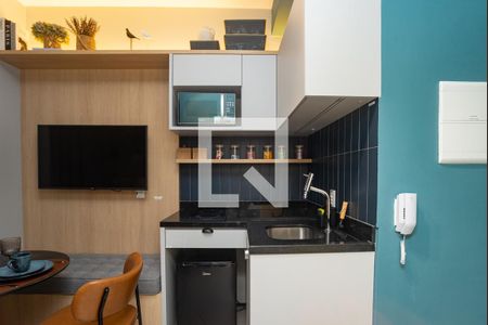 Cozinha Americana de kitnet/studio à venda com 1 quarto, 18m² em Perdizes, São Paulo