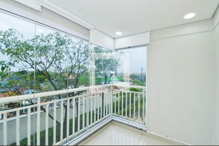 Varanda da Sala de apartamento para alugar com 2 quartos, 62m² em Vila Augusta, Guarulhos