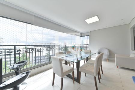 Varanda de apartamento para alugar com 3 quartos, 137m² em Chácara Santo Antônio, São Paulo