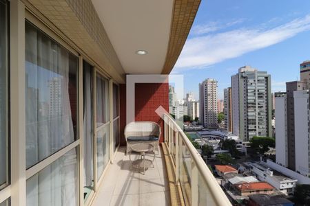 Varanda da Sala de apartamento à venda com 3 quartos, 122m² em Jardim, Santo André