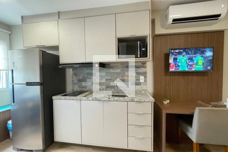 Cozinha - Armários de kitnet/studio para alugar com 1 quarto, 24m² em Jardim São Paulo, São Paulo