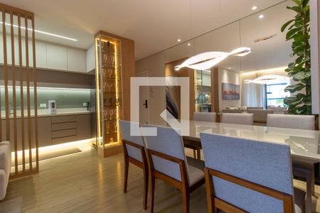 Sala de Jantar de apartamento para alugar com 2 quartos, 92m² em Ahú, Curitiba