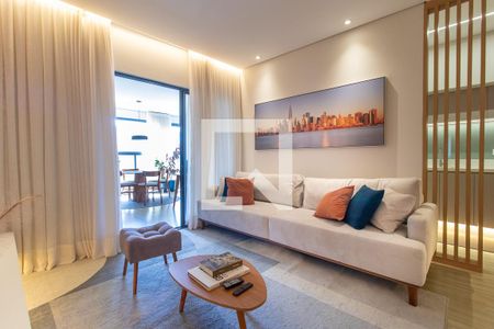 Sala de apartamento para alugar com 2 quartos, 92m² em Ahú, Curitiba
