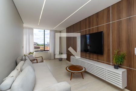 Sala de apartamento à venda com 3 quartos, 120m² em Itapoã, Belo Horizonte