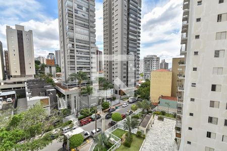 Vista da sala de apartamento à venda com 2 quartos, 57m² em Vila Mariana, São Paulo