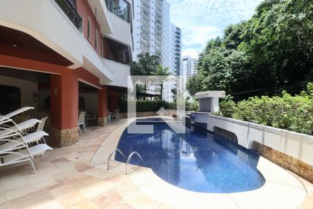 Área comum - Piscina de apartamento para alugar com 4 quartos, 183m² em Pitangueiras, Guarujá