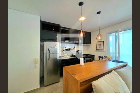 Sala/Cozinha de apartamento à venda com 1 quarto, 70m² em Itaim Bibi, São Paulo