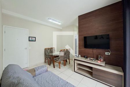 Sala de apartamento para alugar com 2 quartos, 55m² em Cidade Ocian, Praia Grande