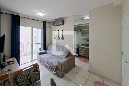 Sala de apartamento para alugar com 2 quartos, 55m² em Cidade Ocian, Praia Grande