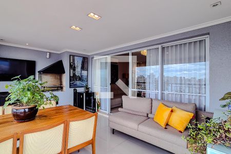 Varanda da Sala de apartamento à venda com 2 quartos, 94m² em Lapa, São Paulo