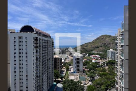 Sala - vista de apartamento para alugar com 2 quartos, 81m² em Recreio dos Bandeirantes, Rio de Janeiro