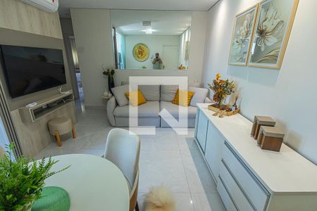 sala de apartamento à venda com 2 quartos, 70m² em Itapoã, Belo Horizonte