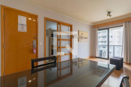 Sala de Jantar de apartamento à venda com 1 quarto, 45m² em Moema, São Paulo