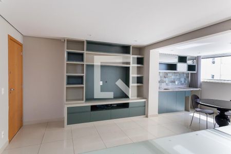 sala de apartamento para alugar com 3 quartos, 98m² em Buritis, Belo Horizonte