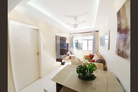 Sala de apartamento para alugar com 1 quarto, 47m² em Itararé, São Vicente