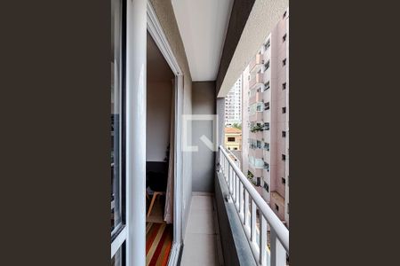 Varanda de kitnet/studio para alugar com 1 quarto, 25m² em Chácara Inglesa, São Paulo