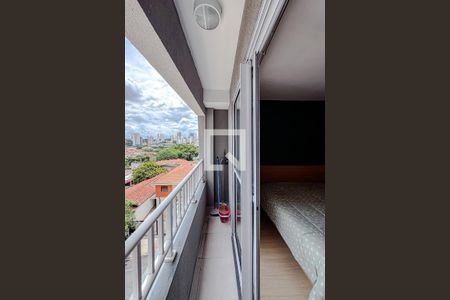 Varanda de kitnet/studio para alugar com 1 quarto, 25m² em Chácara Inglesa, São Paulo