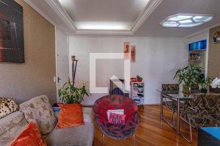 Sala  de apartamento à venda com 2 quartos, 47m² em Jardim Arco-iris, Diadema