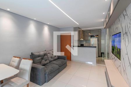 Sala de apartamento à venda com 2 quartos, 118m² em Cabral, Contagem