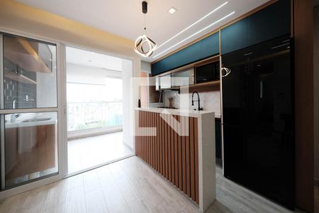 Sala/Cozinha de apartamento à venda com 2 quartos, 55m² em Burgo Paulista, São Paulo