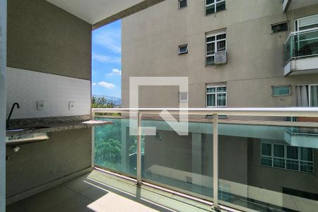 Varanda gourmet de apartamento à venda com 2 quartos, 51m² em Taquara, Rio de Janeiro